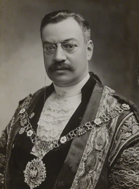 A portrait of Marcus Samuel, 1902.